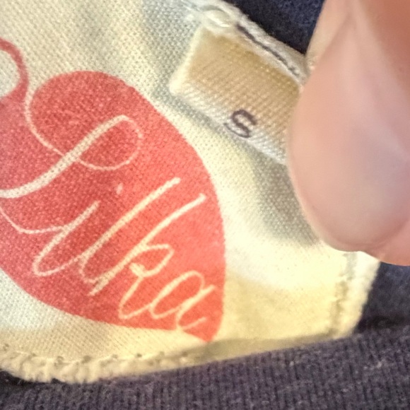 Anthropologie Lilka Navy and Cream Geometric Strap Maxi Dress - Picture 3 of 11